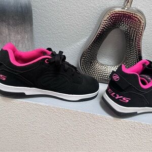 Heelys Black with Pink Accents Skate Shoes